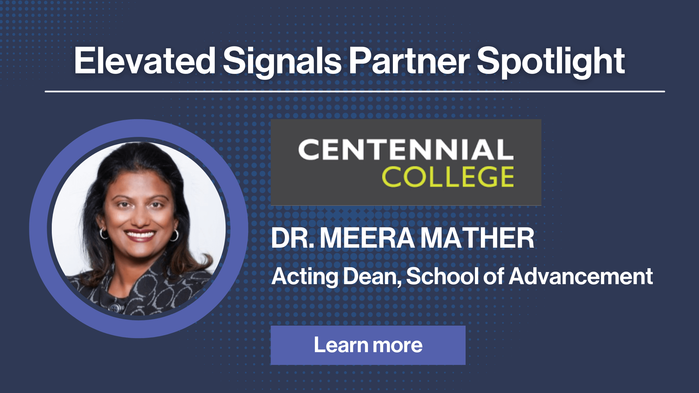 Elevated Signals Partner Spotlight: Centennial College 